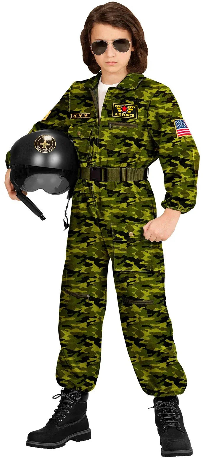 Disfraz de Piloto Militar Infantil Pilotos y Aviadores Widmann